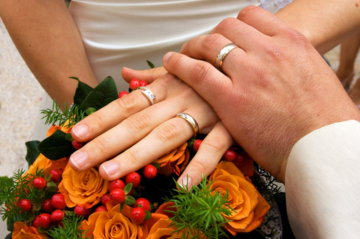 Wedding Rings in Ceremony